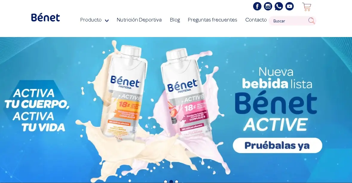 Bénet is a company that creates nutritional products based on scientific knowledge. Their goal is to improve people’s quality of life by offering products that can be incorporated into daily routines.